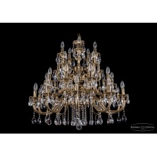 Подвесная люстра Bohemia Crystal 1742/10+10+5+5/300/A/GB