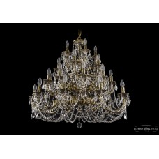Подвесная люстра Bohemia Crystal 1742/10+10+5+5/300/C/GB