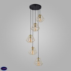Подвесной светильник TK Lighting 1781 Diamond Gold