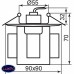 Светильник встраиваемый потолочный Feron JD178 18785
