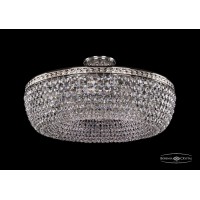 Люстра потолочная хрустальная Bohemia Crystal 19031/55IV Ni