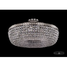 Люстра потолочная хрустальная Bohemia Crystal 19031/55IV Ni