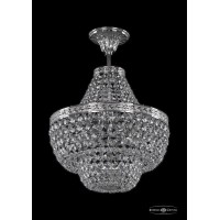Люстра потолочная хрустальная Bohemia Crystal 19101/H1/35IV Ni