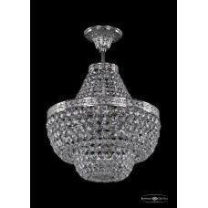 Люстра потолочная хрустальная Bohemia Crystal 19101/H1/35IV Ni