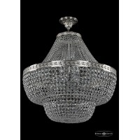 Люстра потолочная хрустальная Bohemia Crystal 19101/H1/70IV Ni