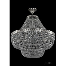 Люстра потолочная хрустальная Bohemia Crystal 19101/H1/70IV Ni