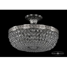 Люстра потолочная хрустальная Bohemia Crystal 19151/35IV Ni