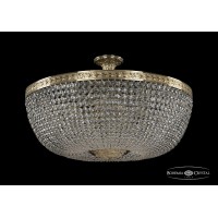 Люстра потолочная хрустальная Bohemia Crystal 19151/80IV G