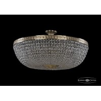Люстра потолочная хрустальная Bohemia Crystal 19151/90IV G