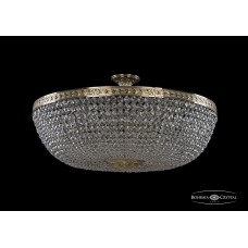 Люстра потолочная хрустальная Bohemia Crystal 19151/90IV G