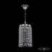 Светильник подвесной хрустальный Bohemia Crystal 19201/15IV Ni