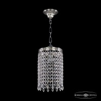 Светильник подвесной хрустальный Bohemia Crystal 19201/15IV Ni Drops Светильник подвесной хрустальный Bohemia Crystal 19201/15IV Ni Drops