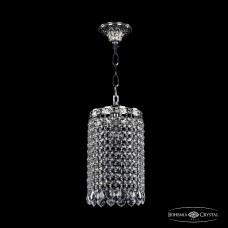 Светильник подвесной хрустальный Bohemia Crystal 19201/15IV Ni Leafs