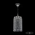 Светильник подвесной хрустальный Bohemia Crystal 19201/15IV Ni Leafs