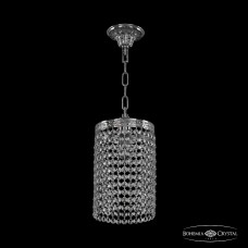 Светильник подвесной хрустальный Bohemia Crystal 19201/15IV Ni R
