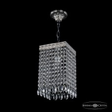 Светильник подвесной хрустальный Bohemia Crystal 19202/15IV Ni