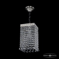 Светильник подвесной хрустальный Bohemia Crystal 19202/15IV Ni Balls Светильник подвесной хрустальный Bohemia Crystal 19202/15IV Ni Balls