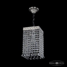 Светильник подвесной хрустальный Bohemia Crystal 19202/15IV Ni Balls