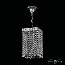 Светильник подвесной хрустальный Bohemia Crystal 19202/15IV Ni Leafs