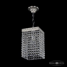 Светильник подвесной хрустальный Bohemia Crystal 19202/15IV Ni R
