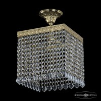 Светильник подвесной хрустальный Bohemia Crystal 19202/25IV G Leafs Светильник подвесной хрустальный Bohemia Crystal 19202/25IV G Leafs