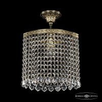 Светильник подвесной хрустальный Bohemia Crystal 19203/25IV G Leafs Светильник подвесной хрустальный Bohemia Crystal 19203/25IV G Leafs