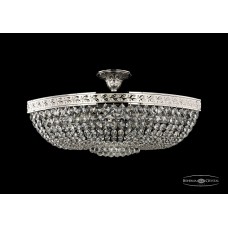 Люстра потолочная хрустальная Bohemia Crystal 19283/60IV Ni