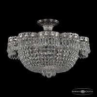 Люстра потолочная хрустальная Bohemia Crystal 19301/45JB Ni
