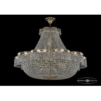 Люстра потолочная хрустальная Bohemia Crystal 19311/H1/95JB G