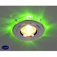 Точечный встраиваемый светильник со светодиодами Elektrostandard 2020/2 SL/LED/GR (хром / зеленый) a030515