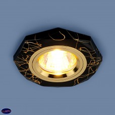 Встраиваемый светильник Elektrostandard 2040 MR16 BK/GD a031539