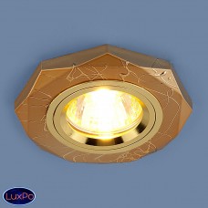 Точечный встраиваемый светильник Elektrostandard 2040 MR16 GD золото a031537