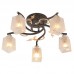 Люстра IDLamp 206/5PF-Blackchrome