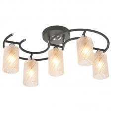 Люстра IDLamp 208/5PF-Blackchrome