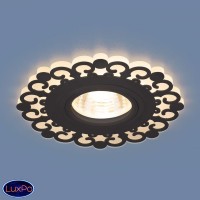 Точечный встраиваемый светодиодный светильник Elektrostandard 2196 MR16 BK черный a037230