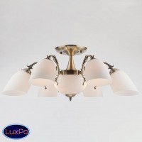 Люстра потолочная Eurosvet Ariele 22010/6+2 античная бронза