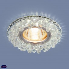 Встраиваемый потолочный светильник с LED подсветкой Elektrostandard 2211 MR16 CL прозрачный a039674