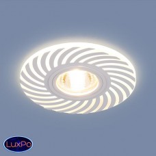 Встраиваемый светильник с LED подсветкой Elektrostandard 2215 MR16 WH белый a040965
