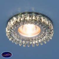 Встраиваемый светильник с LED подсветкой Elektrostandard 2216 MR16 SBK дымчатый a041044
