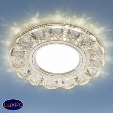 Встраиваемый светильник с LED подсветкой Elektrostandard 2218 MR16 CL прозрачный a041518
