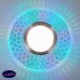 Встраиваемый светильник с LED подсветкой Elektrostandard 2220 MR16 CL прозрачный подсветка мульти a041527