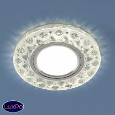 Встраиваемый светильник с LED подсветкой Elektrostandard 2222 MR16 CL прозрачный a043145