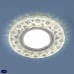 Встраиваемый светильник с LED подсветкой Elektrostandard 2222 MR16 CL прозрачный a043145