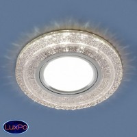 Встраиваемый светильник с LED подсветкой Elektrostandard 2225 MR16 CL прозрачный a043149