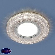 Встраиваемый светильник с LED подсветкой Elektrostandard 2225 MR16 CL прозрачный a043149