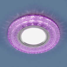 Встраиваемый светильник с LED подсветкой Elektrostandard 2225 MR16 PU фиолетовый a043179