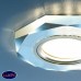 Встраиваемый потолочный светильник со светодиодной подсветкой Elektrostandard 2226 MR16 SL зеркальный/серебро a044293