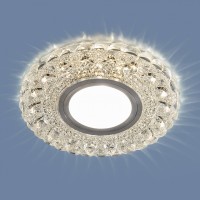 Встраиваемый светильник с LED подсветкой Elektrostandard 2236 MR16 CL прозрачный a045462