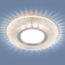 Встраиваемый светильник с LED подсветкой Elektrostandard 2238 MR16 CL прозрачный a045479