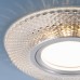 Встраиваемый светильник с LED подсветкой Elektrostandard 2238 MR16 CL прозрачный a045479